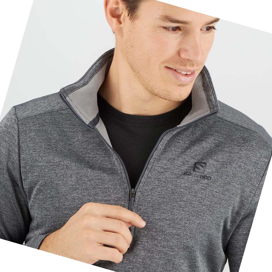 Sudadera Con Capucha Salomon ESSENTIAL LIGHTWARM SEAMLESS Hombre Grises | MX 3206FDN